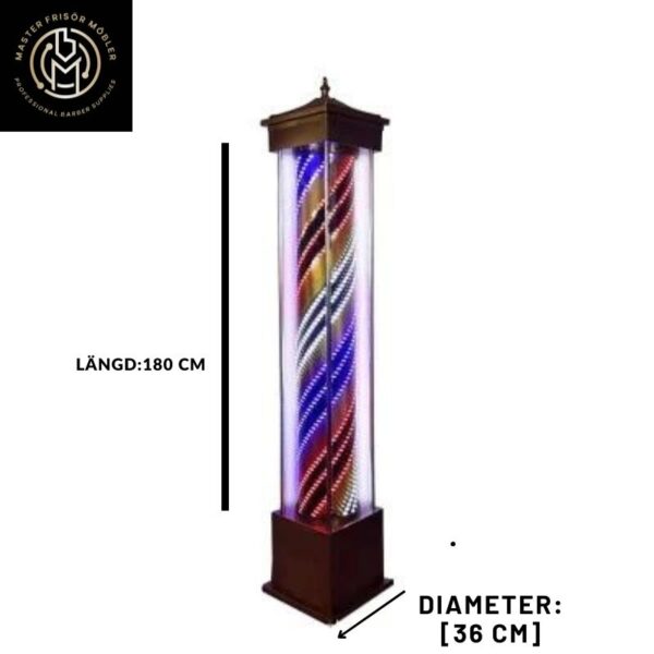 barber pole LED :180cm