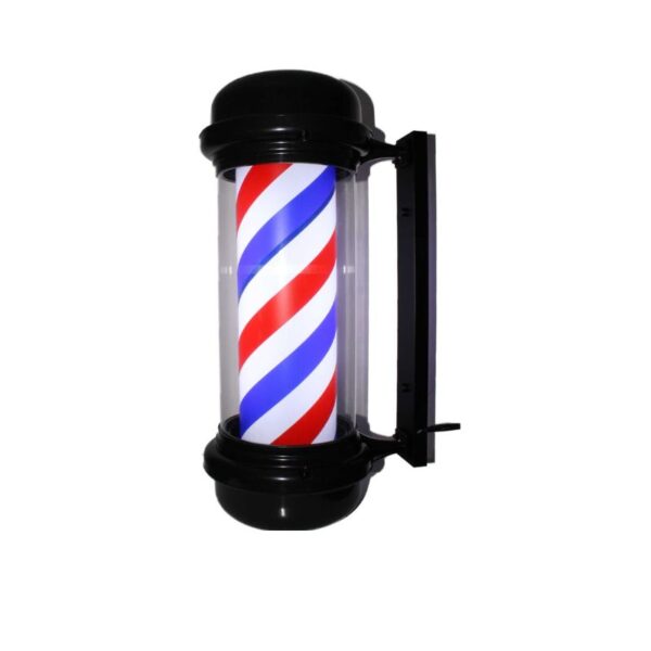 Barber pole LED ,Svart ,95 CM