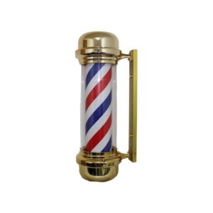 Barber pole LED, Guld , 95 CM