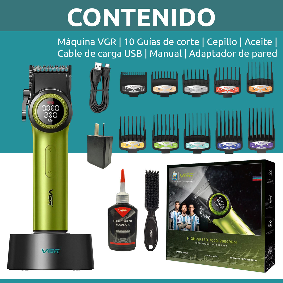 D_675257-MLA78764099934_092024-F VGR 001 Professional Hair Clippers