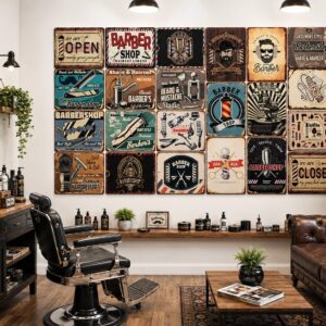 Barbershop Väggdekoration